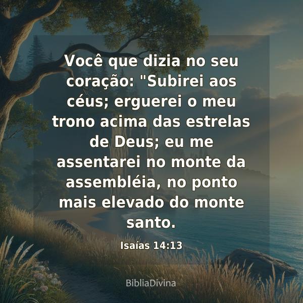 Isaías 14:13