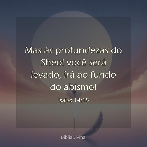 Isaías 14:15