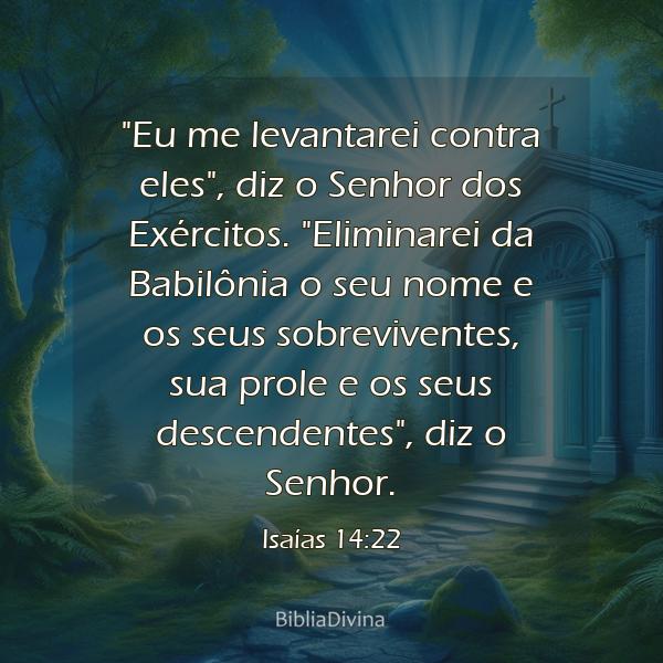 Isaías 14:22