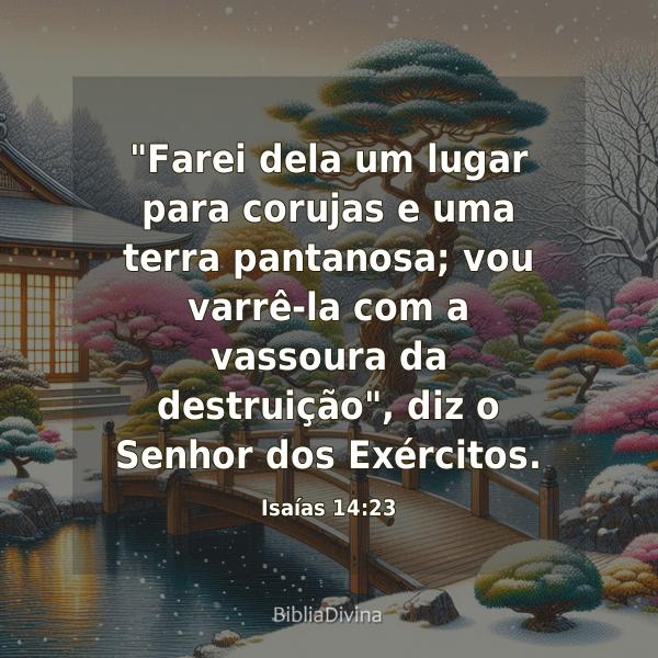 Isaías 14:23