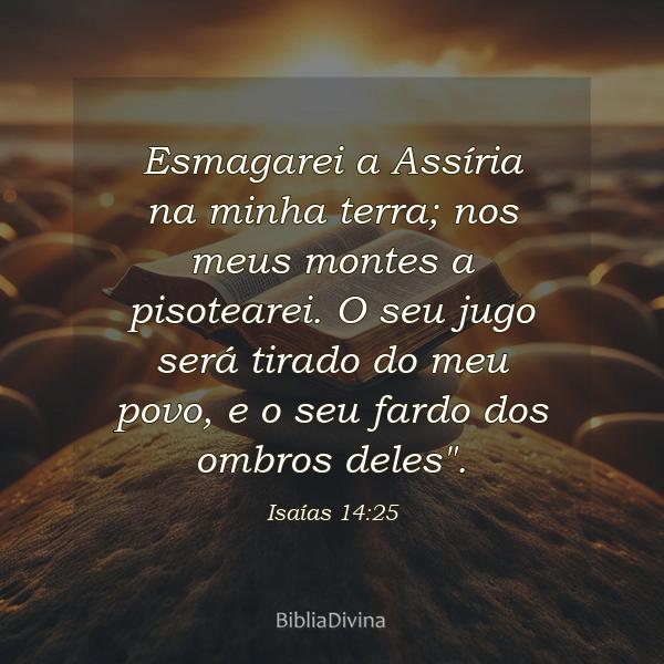 Isaías 14:25