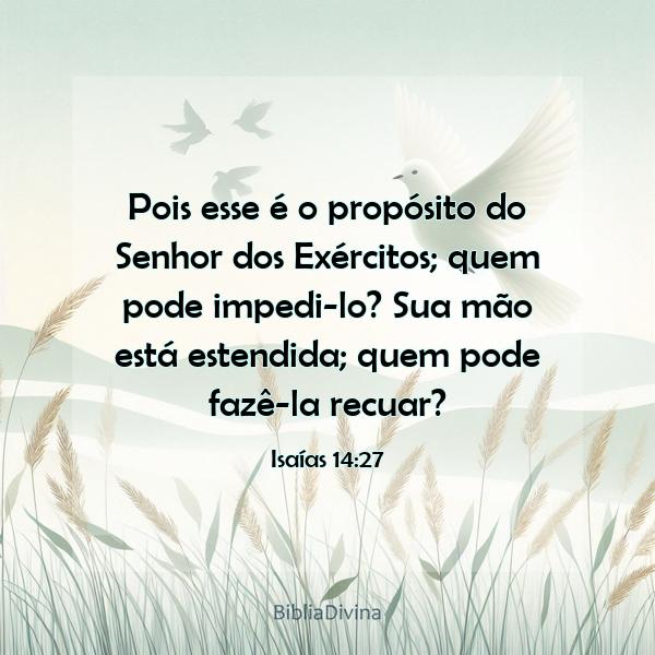 Isaías 14:27