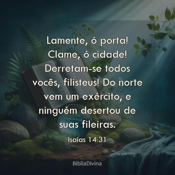 Isaías 14:31