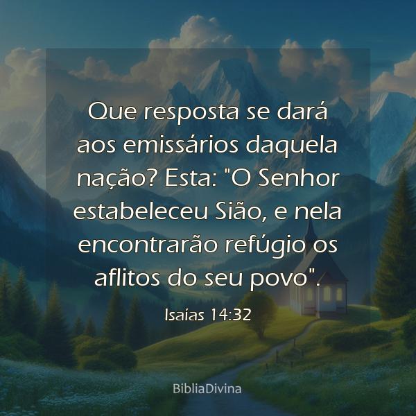 Isaías 14:32