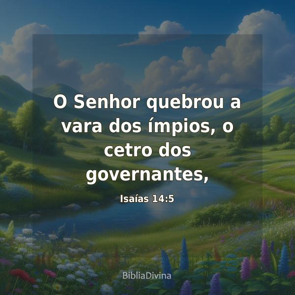 Isaías 14:5