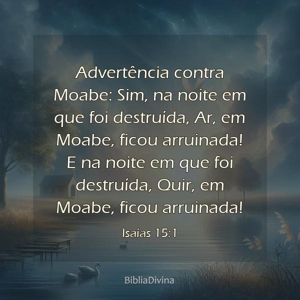 Isaías 15:1