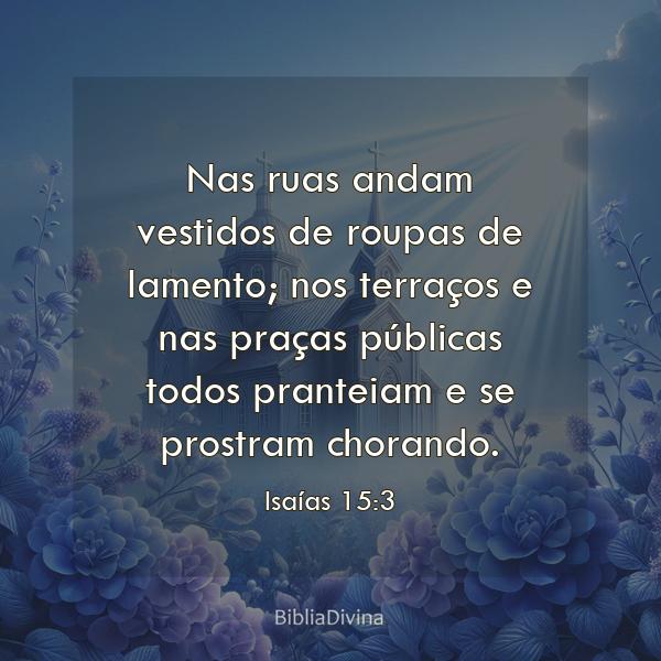 Isaías 15:3