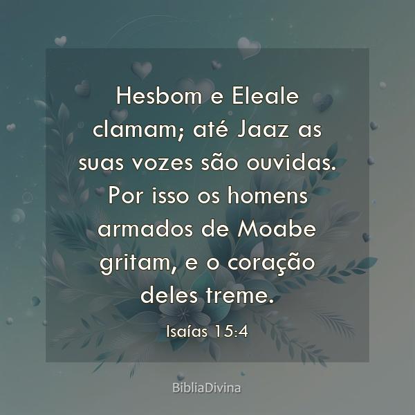 Isaías 15:4