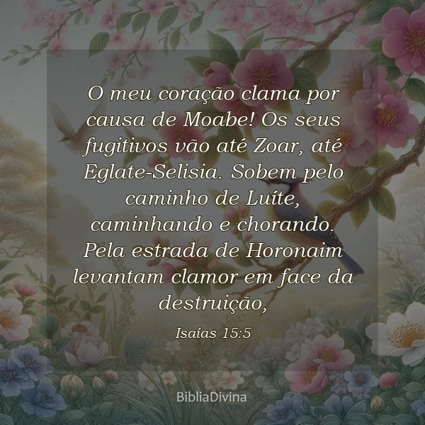 Isaías 15:5