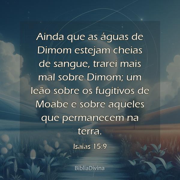 Isaías 15:9