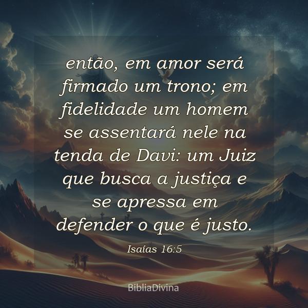 Isaías 16:5