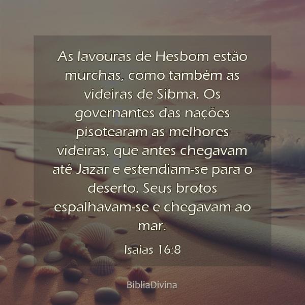 Isaías 16:8