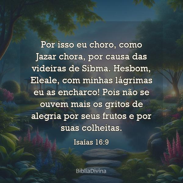 Isaías 16:9