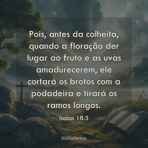 Isaías 18:5