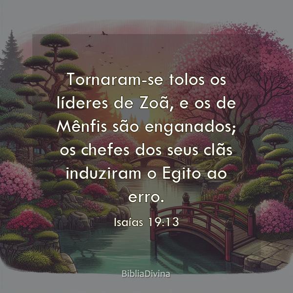 Isaías 19:13