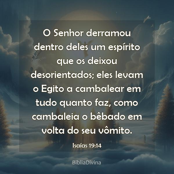 Isaías 19:14