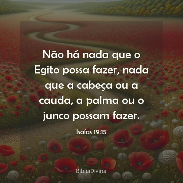 Isaías 19:15