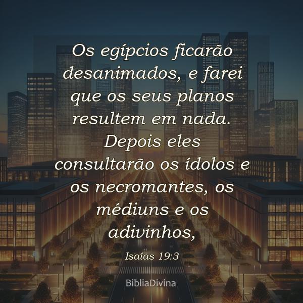 Isaías 19:3