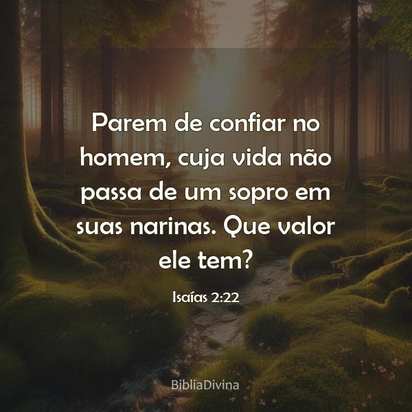 Isaías 2:22