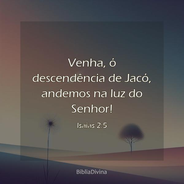 Isaías 2:5