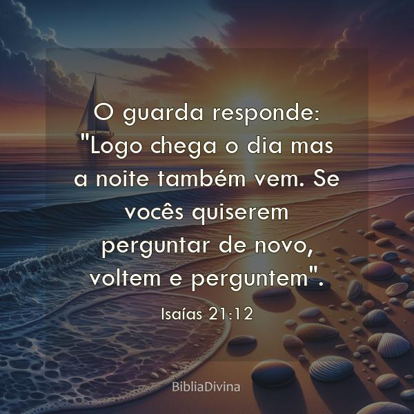 Isaías 21:12