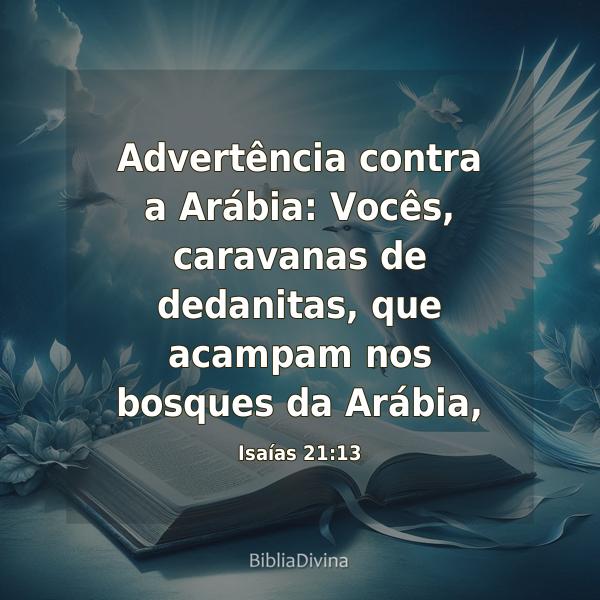 Isaías 21:13