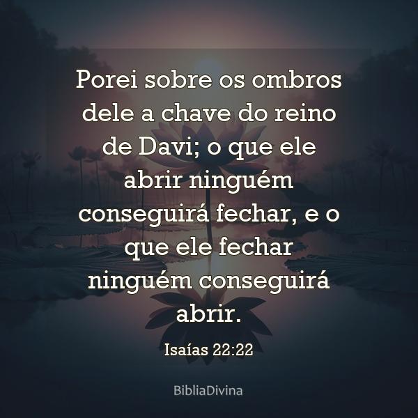 Isaías 22:22