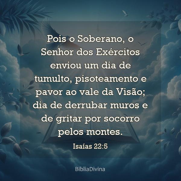 Isaías 22:5