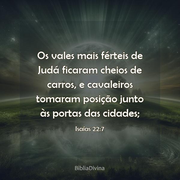 Isaías 22:7