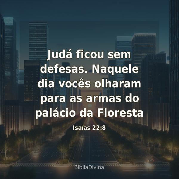 Isaías 22:8