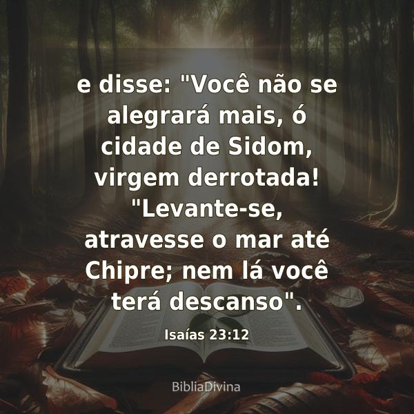 Isaías 23:12