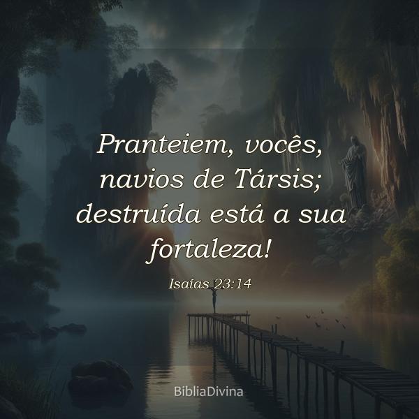 Isaías 23:14