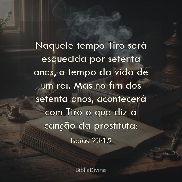 Isaías 23:15