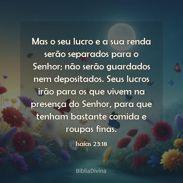 Isaías 23:18