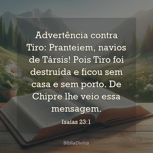 Isaías 23:1