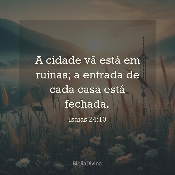 Isaías 24:10