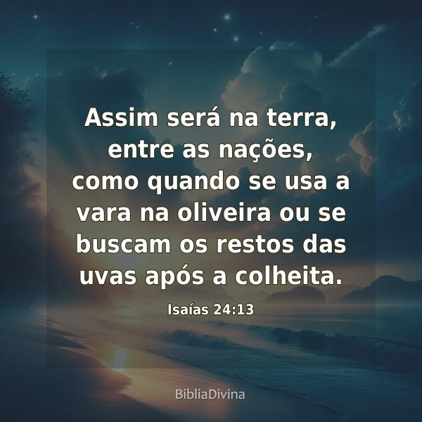 Isaías 24:13