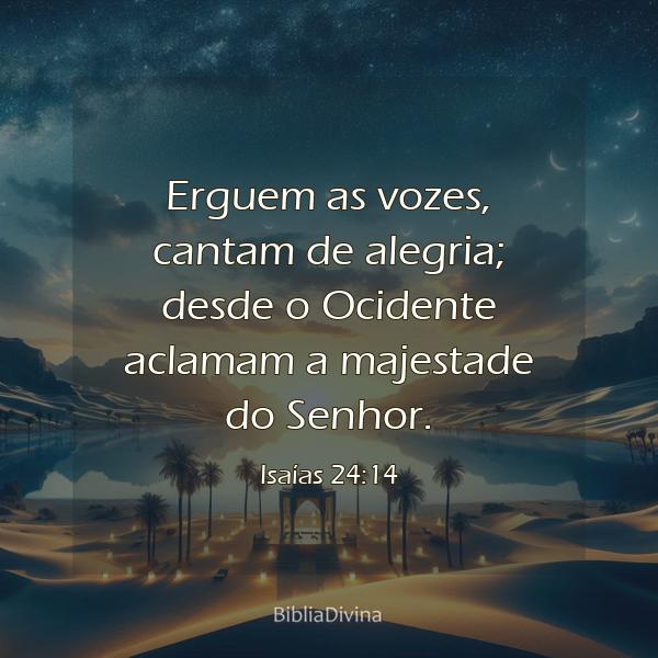 Isaías 24:14