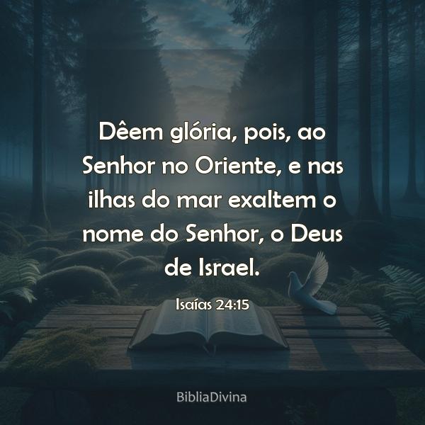 Isaías 24:15