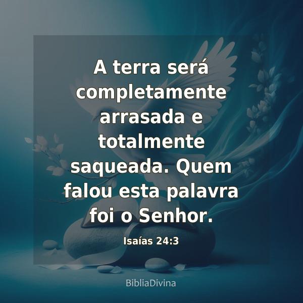 Isaías 24:3