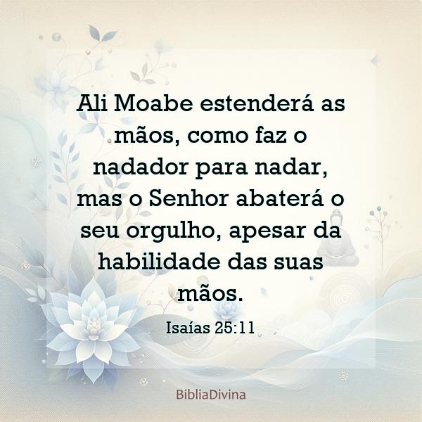 Isaías 25:11