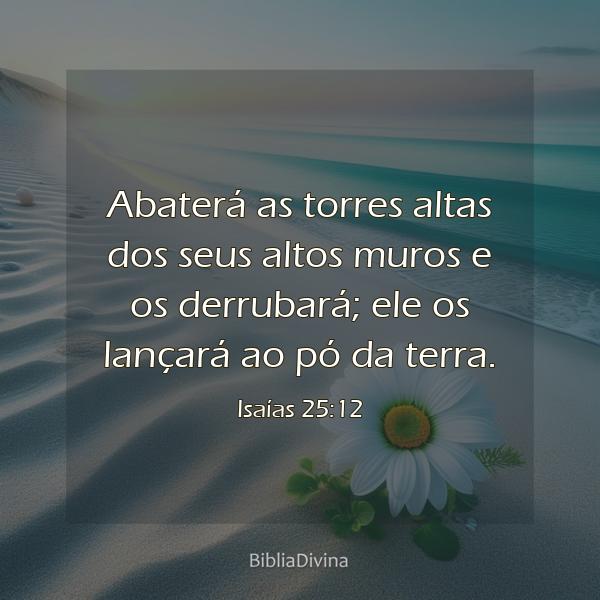 Isaías 25:12