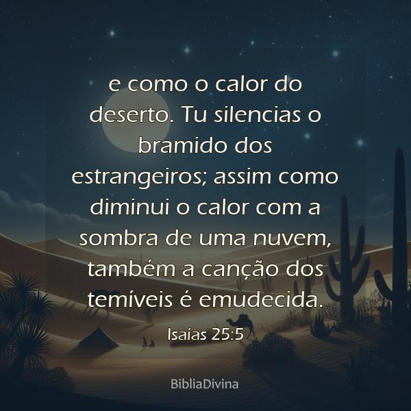 Isaías 25:5