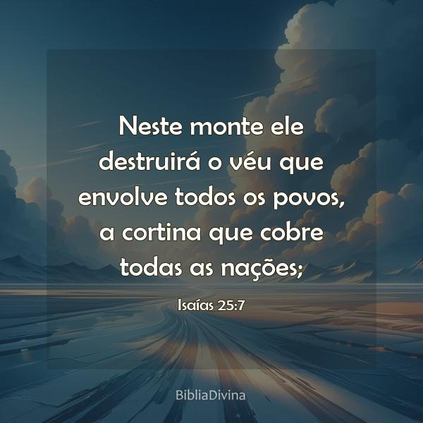 Isaías 25:7