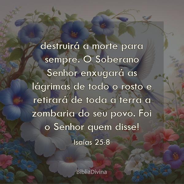 Isaías 25:8