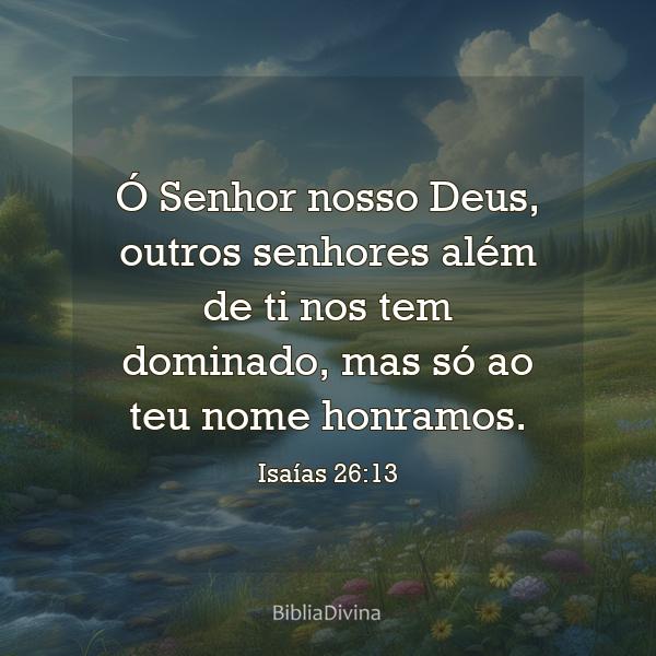 Isaías 26:13