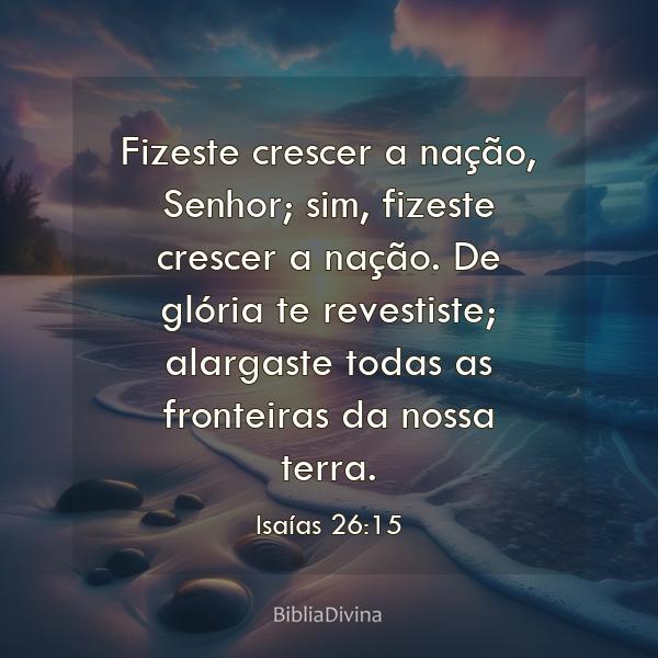 Isaías 26:15