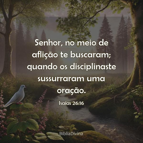 Isaías 26:16