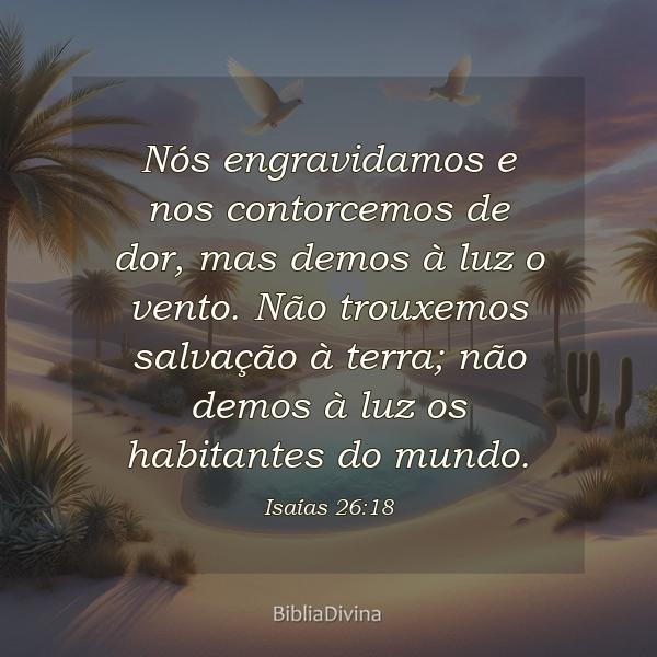 Isaías 26:18