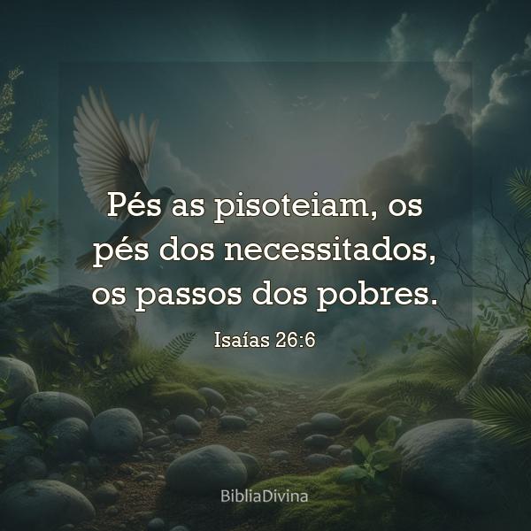 Isaías 26:6